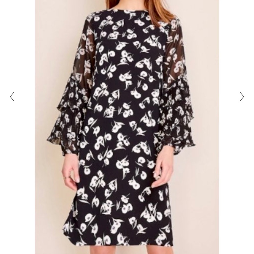 🖤🤍 Ann Taylor cascade dress